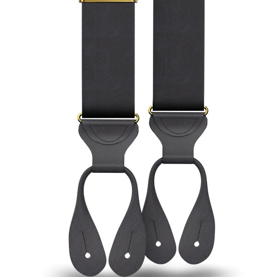 Black Silk Suspenders - KK & Jay Supply Co.