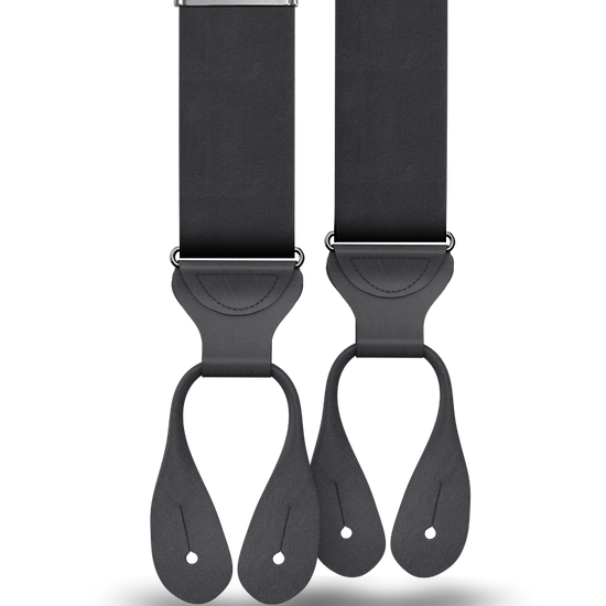 Black Silk Suspenders - KK & Jay Supply Co.