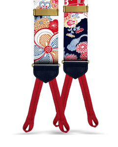 Blossom Japanese Cotton Suspenders