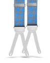 Bolsten Silk Suspenders - Blue - KK & Jay Supply Co.