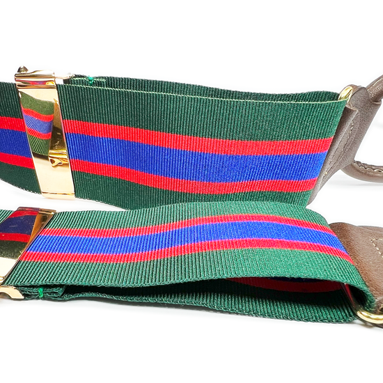 Bruner Vintage Stripe Suspenders - KK & Jay Supply Co.