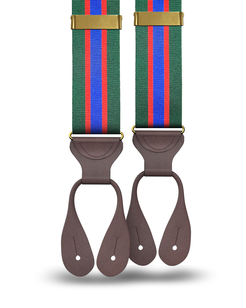 Bruner Vintage Stripe Suspenders - KK & Jay Supply Co.