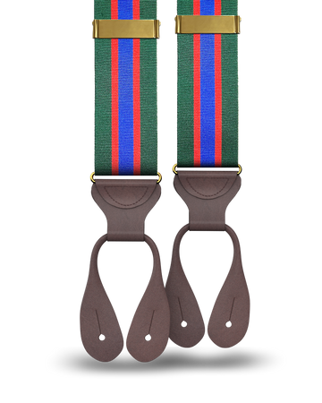 Bruner Vintage Stripe Suspenders - KK & Jay Supply Co.