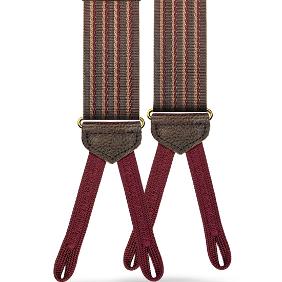 Burhans Vintage Jacquard Suspenders - KK & Jay Supply Co.