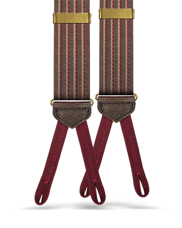 Burhans Vintage Jacquard Suspenders - KK & Jay Supply Co.