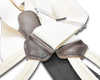 Burnside Cotton Suspenders - Ivory