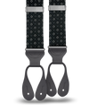 Cadman Black Silk Suspenders - KK & Jay Supply Co.