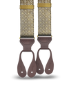 Cadman Tan Silk Suspenders - KK & Jay Supply Co.