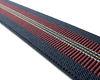 Castle Hill Striped Suspenders - Navy/Red