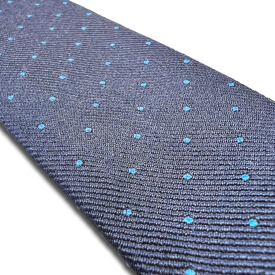 Cedar Dot Navy Silk Suspenders - KK & Jay Supply Co.