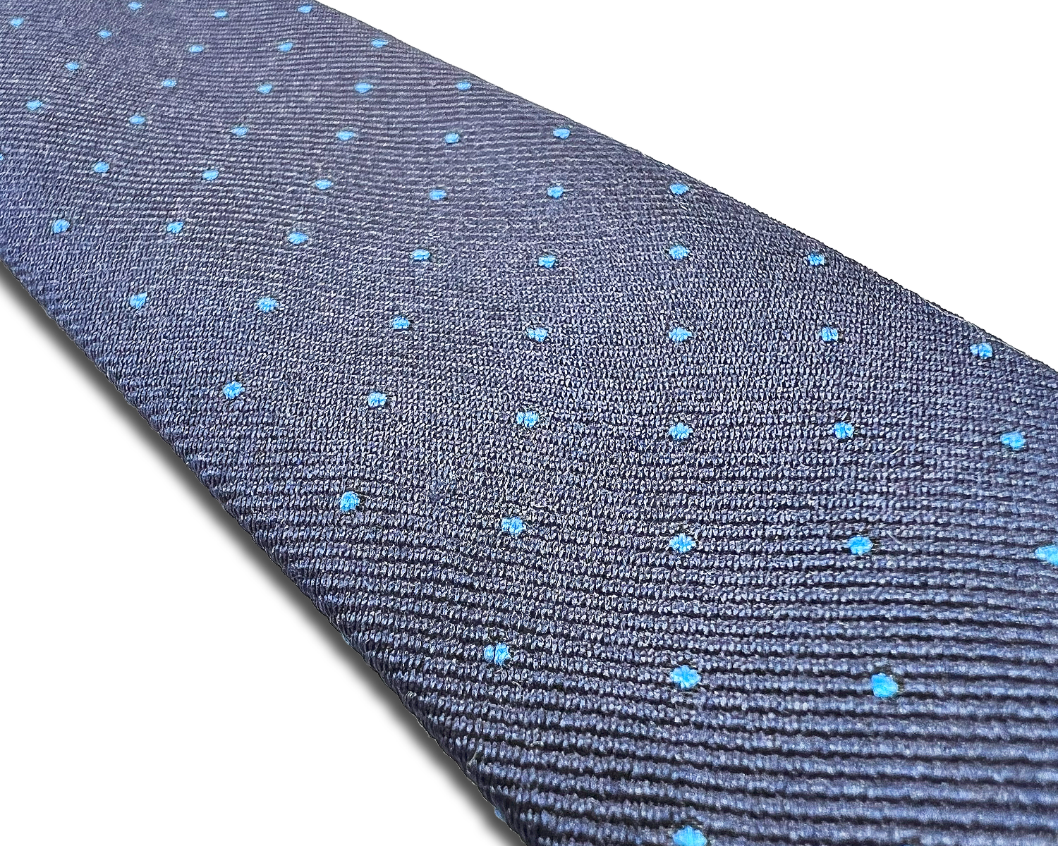 Cedar Dot Navy Silk Suspenders - KK & Jay Supply Co.