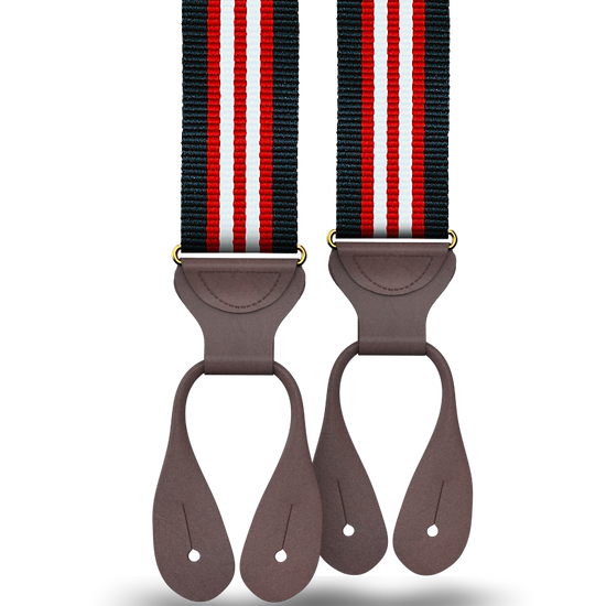 Clinton Stripe Suspenders - KK & Jay Supply Co.