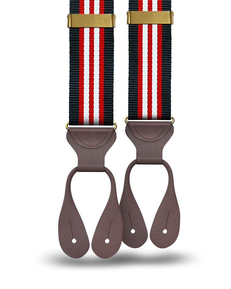 Clinton Stripe Suspenders - KK & Jay Supply Co.