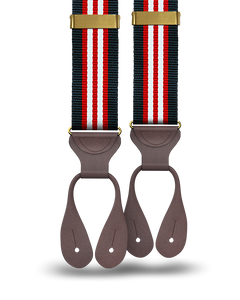 Clinton Stripe Suspenders