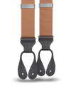 Coffee Grosgrain Suspenders - KK & Jay Supply Co.