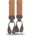Coffee Grosgrain Suspenders - KK & Jay Supply Co.