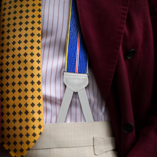 Colonel Striped Vintage Suspenders - KK & Jay Supply Co.