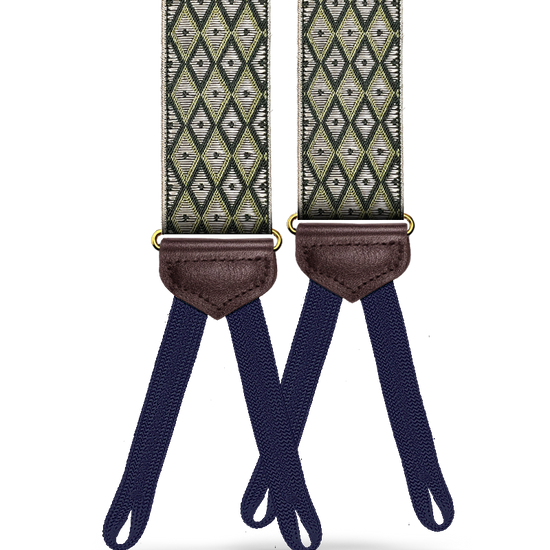 Creston Suspenders - Green - KK & Jay Supply Co.