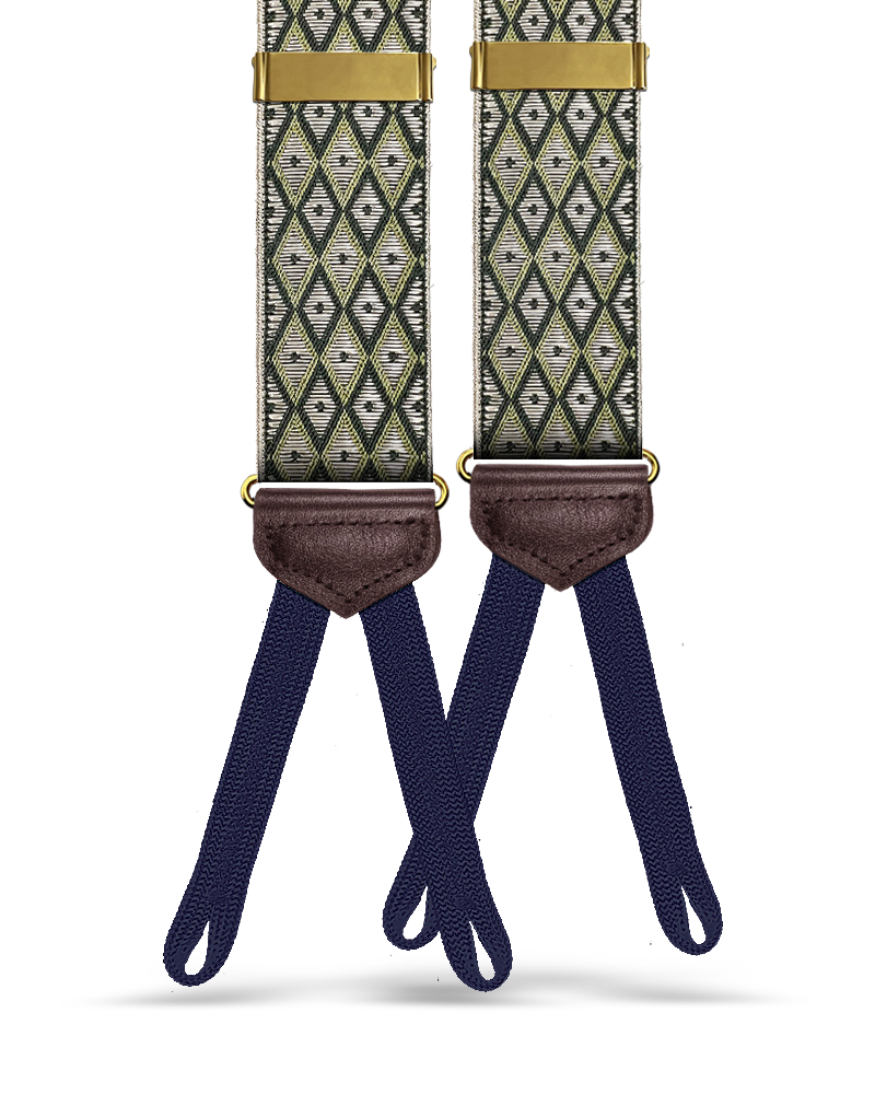 Creston Suspenders - Green - KK & Jay Supply Co.