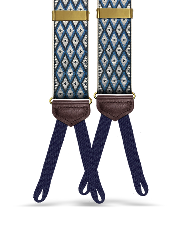 Creston Suspenders - Navy - KK & Jay Supply Co.