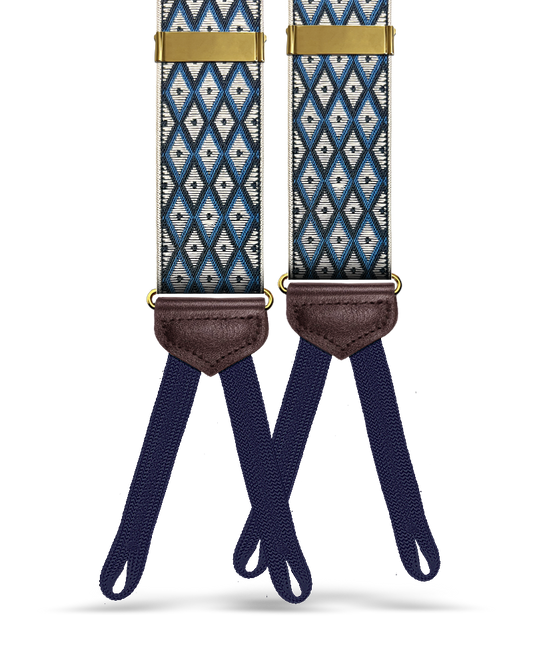 Creston Suspenders - Navy - KK & Jay Supply Co.