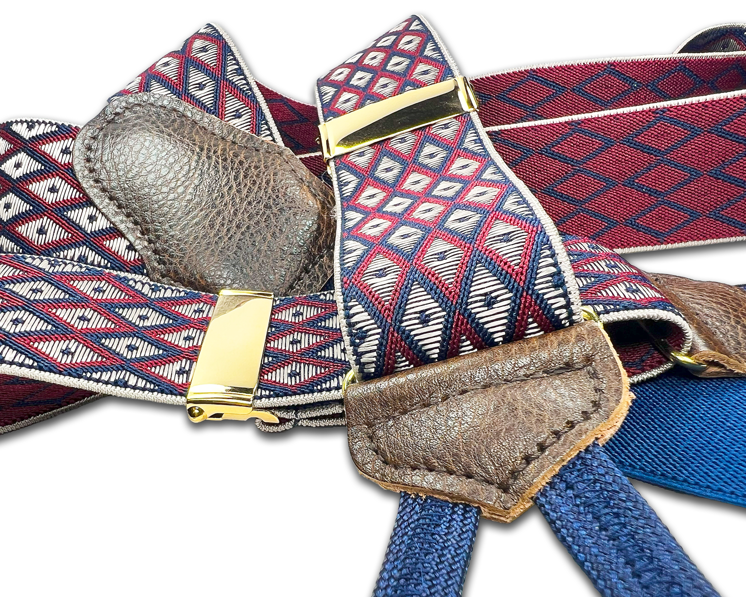 Creston Suspenders - Red - KK & Jay Supply Co.