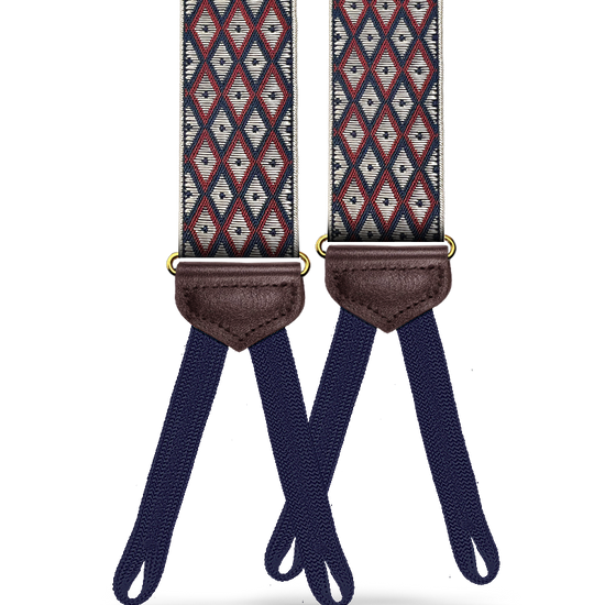 Creston Suspenders - Red - KK & Jay Supply Co.