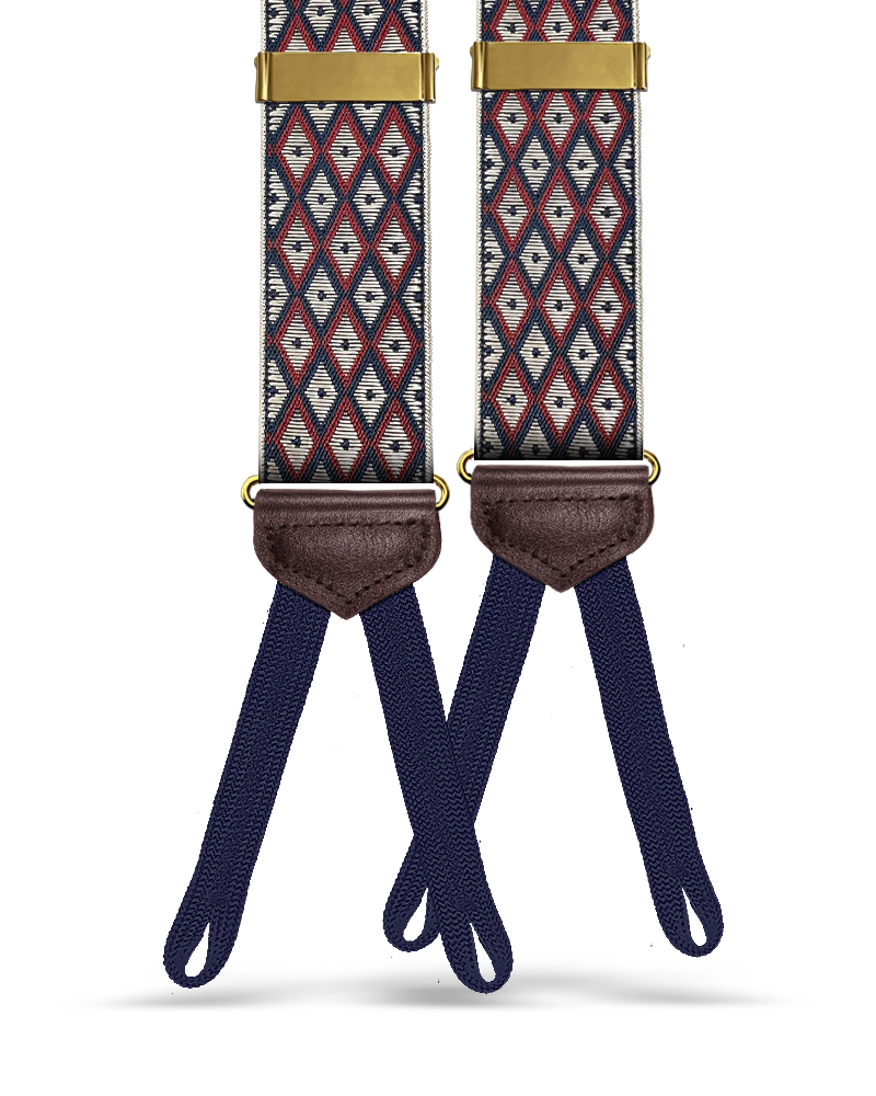 Creston Suspenders - Red - KK & Jay Supply Co.
