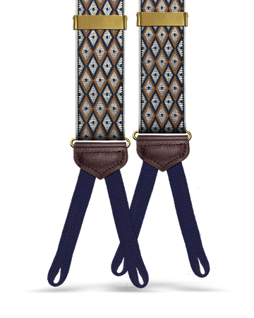 Creston Suspenders - Tan - KK & Jay Supply Co.