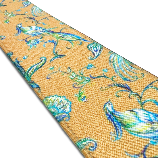 Cristasus Peacock Suspenders - Gold - KK & Jay Supply Co.