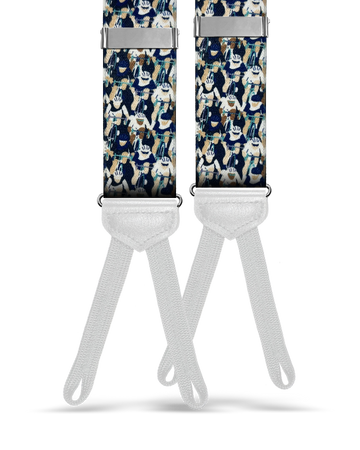 Criterium Suspenders - Navy