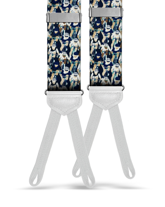 Criterium Suspenders - Navy