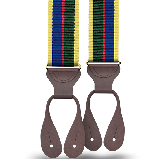 Crotona Stripe Suspenders - KK & Jay Supply Co.