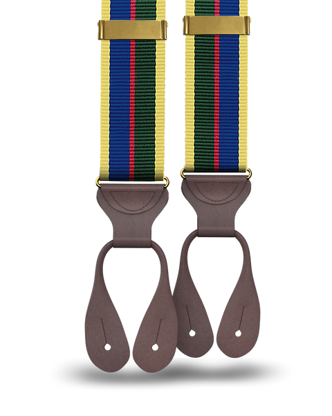 KK & Jay Supply Co. | Crotona Stripe Suspenders
