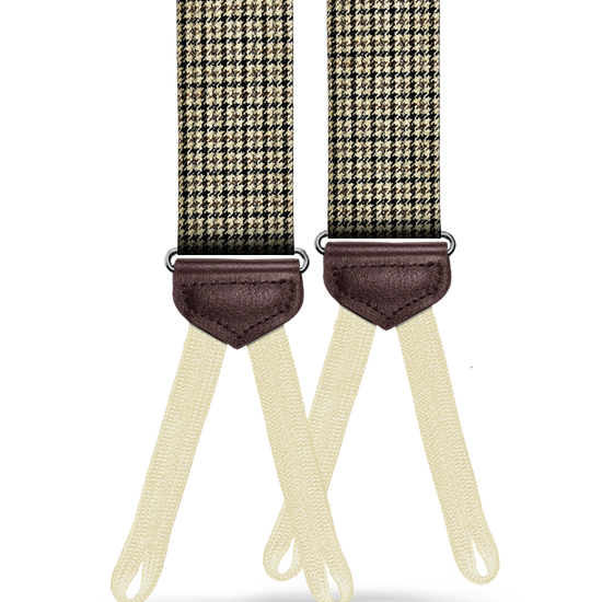 Dartmouth Wool Plaid Suspenders - KK & Jay Supply Co.
