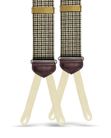 Dartmouth Wool Plaid Suspenders - KK & Jay Supply Co.