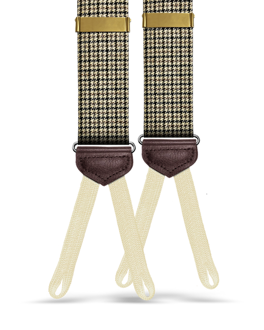 Dartmouth Wool Plaid Suspenders - KK & Jay Supply Co.