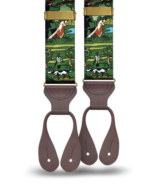 Dekalb Hunting Suspenders - Forest Green