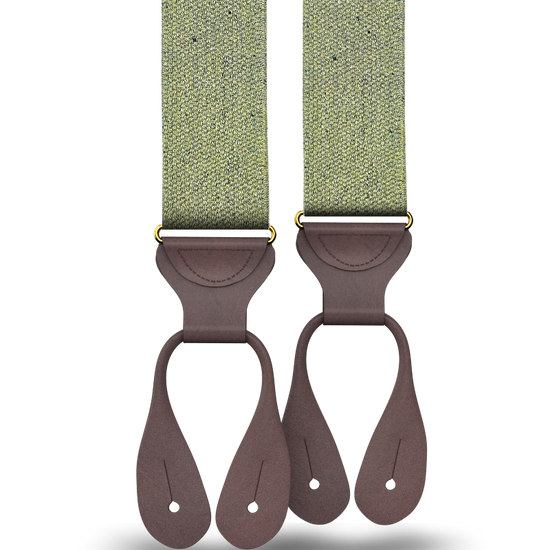 Harlem - Sage Recycled Yarn Suspenders - KK & Jay Supply Co.