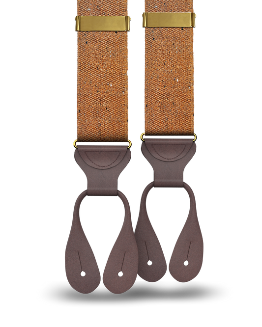 Harlem - Ochre Recycled Yarn Suspenders - KK & Jay Supply Co.