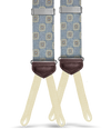 Dorchester Ice Blue Silk Suspenders - KK & Jay Supply Co.