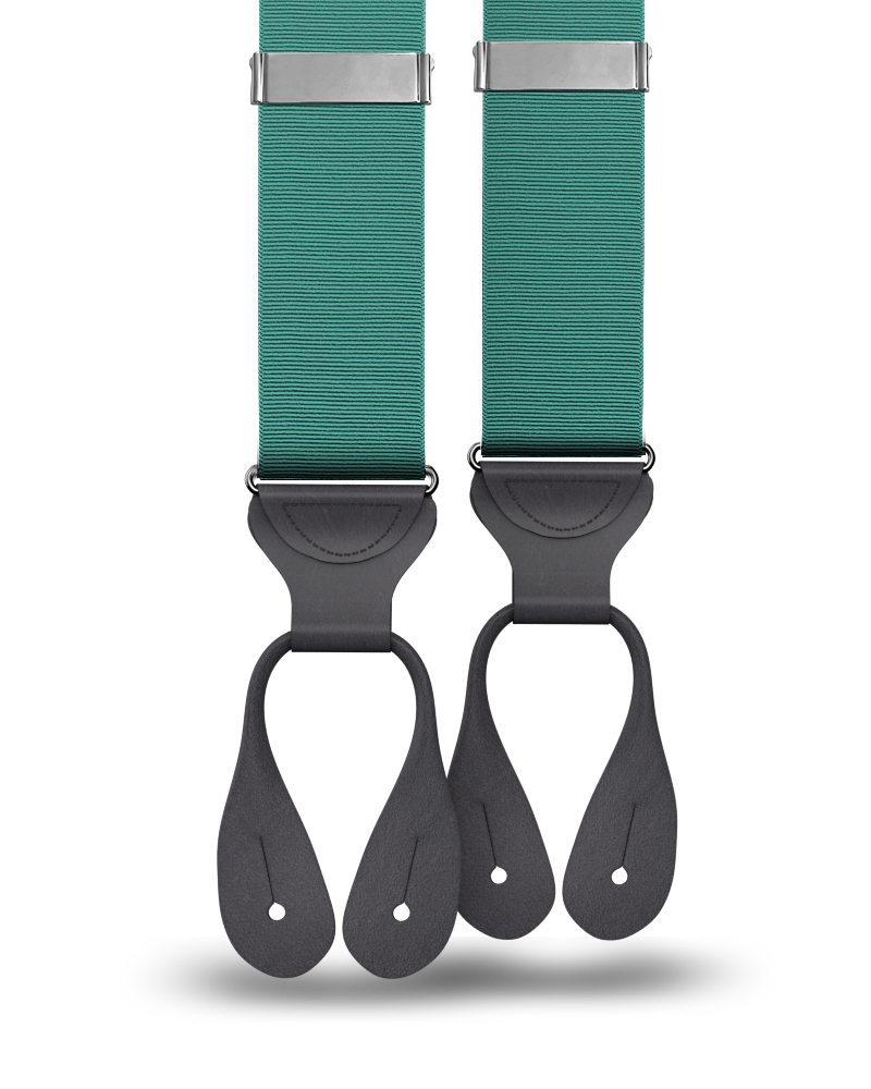 Forest Grosgrain Suspenders - KK & Jay Supply Co.