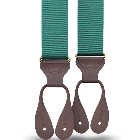 Forest Grosgrain Suspenders - KK & Jay Supply Co.