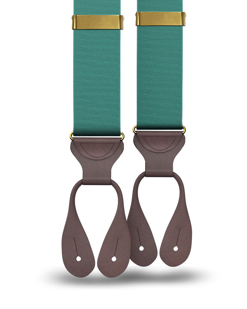 Forest Grosgrain Suspenders - KK & Jay Supply Co.