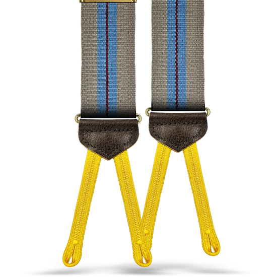 Getty Cotton Stripe Suspender - KK & Jay Supply Co.