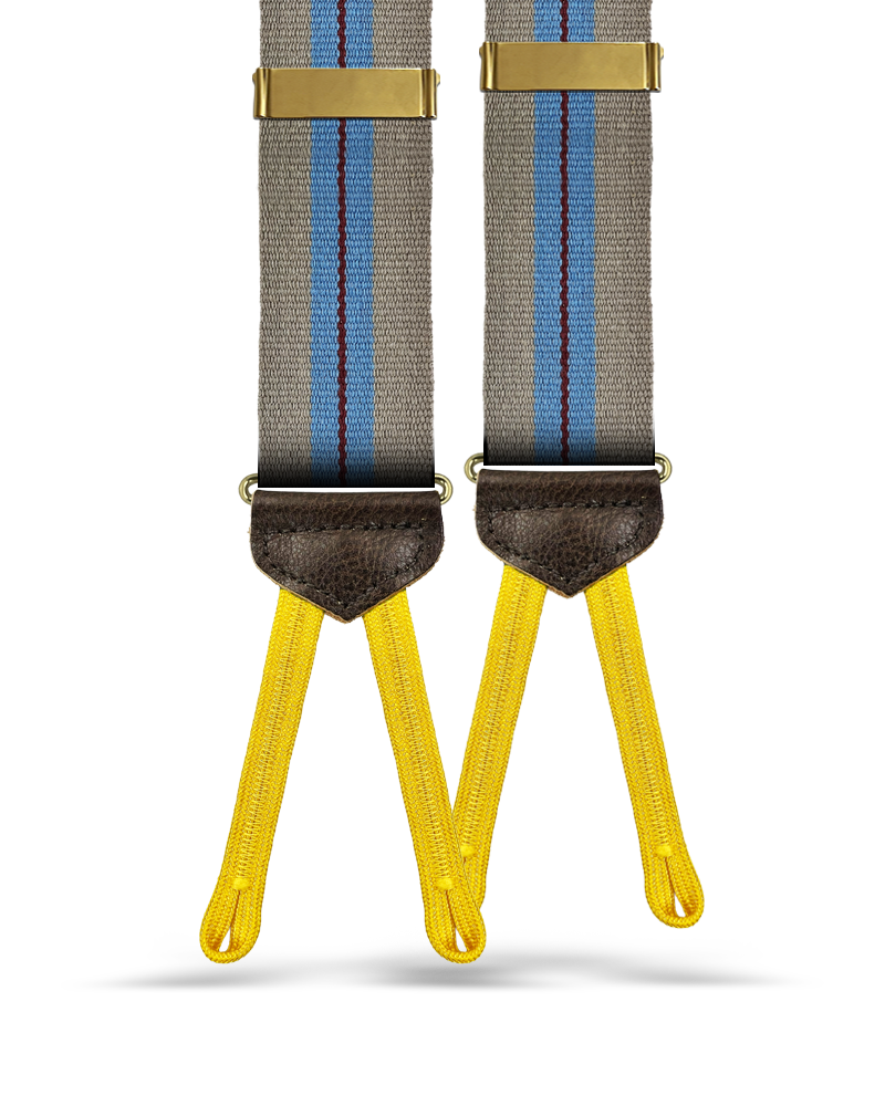 Getty Cotton Stripe Suspender - KK & Jay Supply Co.