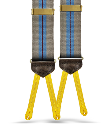 Getty Cotton Stripe Suspender - KK & Jay Supply Co.