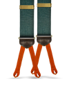 Gibson Worsted Wool Suspenders - Forest Green