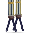Glenbrook Navy Stripe Suspenders - KK & Jay Supply Co.