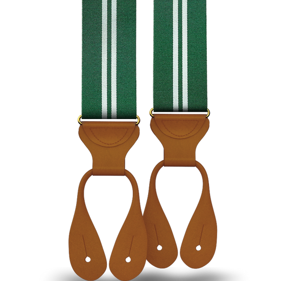 Greenburgh Vintage Stripe Suspenders - KK & Jay Supply Co.